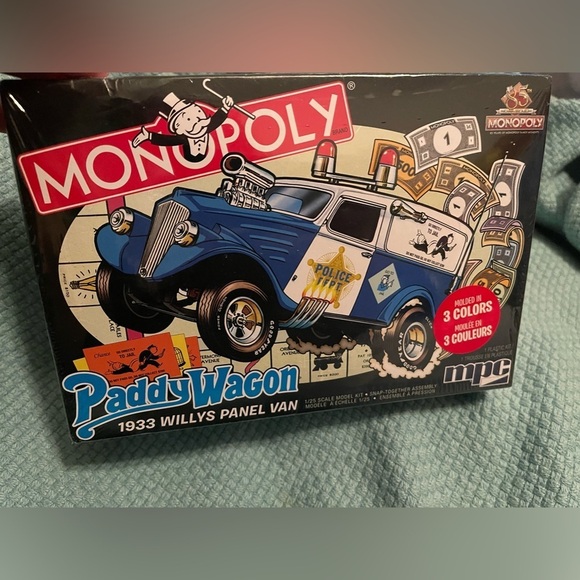 MONOPOLY 1933 Willys Panel Van Paddy Wagon 85 Anniversary Plastic Model Kit - Picture 1 of 9